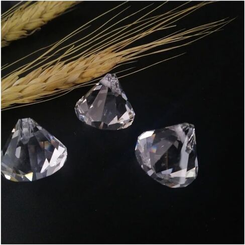 Hanging Crystals Prisms 5pcs 30mm/1.18inch Ball Crystal Pendant Prism Lamp Lighting Part Hanging Decoration Hangings Crystals for Decoration in Kuwait