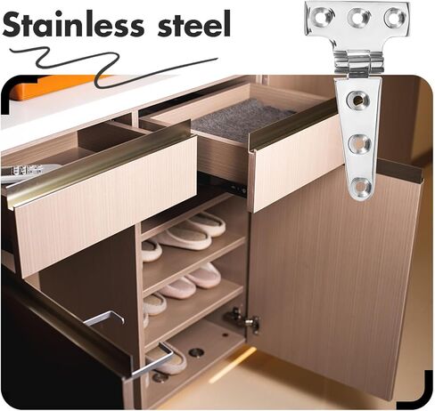 T-Shape Galvanized Steel Gate Hinge 100x54x4.8mm Stainless Steel Cast T Strap Shed Door Hinge for Wooden Fences Yard and Kitchen Cabinet Doors in Kuwait