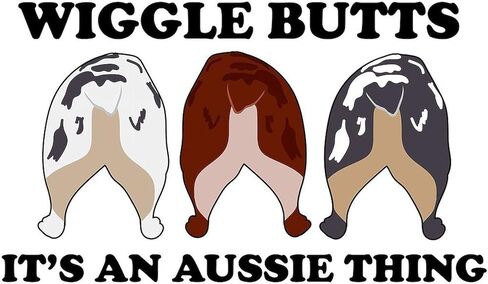 CafePress Aussie Wiggle Butts 11 oz (325 ml) Ceramic Coffee Mug in Kuwait