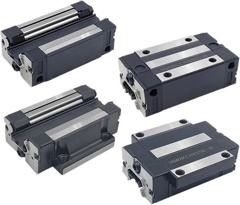 4PCS/Set Steel Slider Block HGH20CA HGW20CC for HGR20 Linear Guides Slides Bearing for Computerized Numerical Control Router(4PCS HGH20CA Steel) in Kuwait