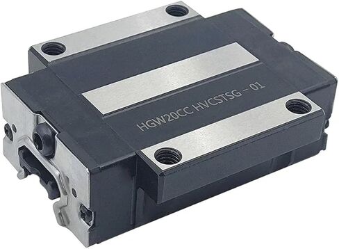 4PCS/Set Steel Slider Block HGH20CA HGW20CC for HGR20 Linear Guides Slides Bearing for Computerized Numerical Control Router(4PCS HGH20CA Steel) in Kuwait