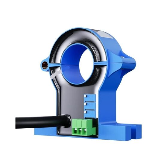 Split Core AC/DC Current Transmitter 30A 50A 100A 1000A Hall Current Sensor Transducer 25mm 0-10V 4-20mA Current Transmitter(38mm,DC 0-50A_DC12V_RS485) in Kuwait