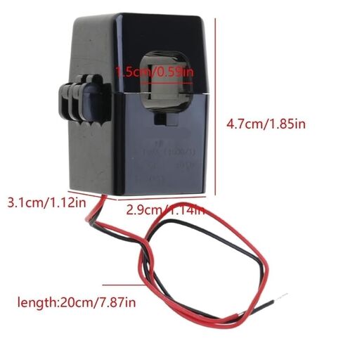 1 قطعة PZCT-02 النقل الحالي المفاجئة هيكل مشترك سبليت النوى لفائف الاستشعار قاعدة سبليت صغيرة النقل الحالي ل 100A M4YD in Kuwait