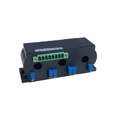 AC Current Sensor 1A 5A 10A 20A 50A 100A / 5V 0-10V 4-20mA Current Transformer Three Phase Current Transducer(AC 5A,DC 10V) in Kuwait