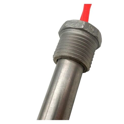 201SUS Single Thread Fitting Cartridge Heater Heating Element DN20 Thread, 16x100/150/200mm Tube Size, AC110V/220V/380V(220V,DN20 16X150mm 800W) in Kuwait