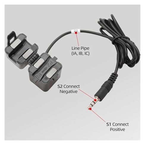 100A/50mA Split Core Current Transformer with 3.5mm Jack Audio Cable 1A 5A 10A 20A 30A 50A 100A/1V Clamp Sensor(OPCT16ATL 30A-1V) in Kuwait