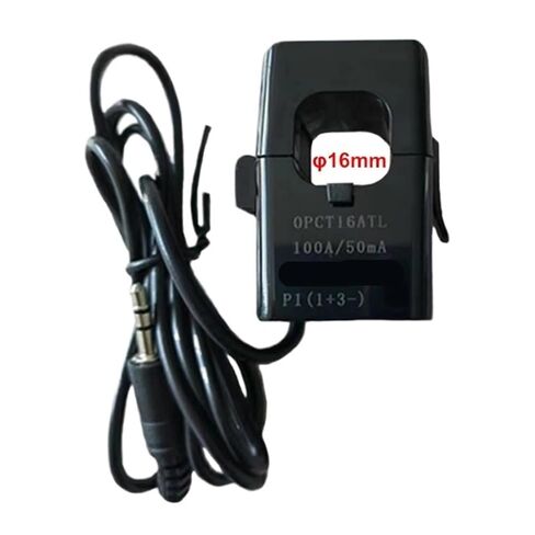 100A/50mA Split Core Current Transformer with 3.5mm Jack Audio Cable 1A 5A 10A 20A 30A 50A 100A/1V Clamp Sensor(OPCT16ATL 30A-1V) in Kuwait