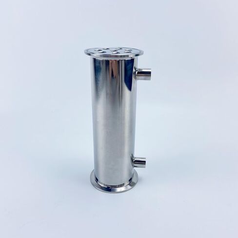 2.5" 63mm(OD77.5mm) Dephlegmator. Length 200mm,With 1/4" Female Tread, Steel 304 in Saudi Arabia