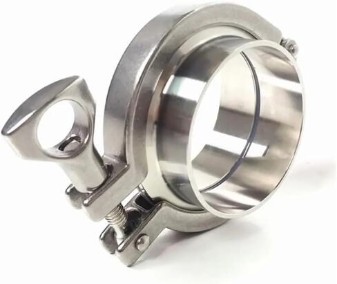 Clamp 1.5" Tri Clamp x 19mm 3/4" Pipe OD Stainless 2 PCS SS304 Weld Ferrules + 1 PC SS304 Clamp + 1 PC Gasket in Kuwait