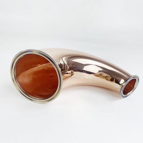 Copper Elbow 4"(102mm) OD119 * 2"(51mm) OD64, 135 degree Horns Copper Pipe,Hemispherical Reducer in Saudi Arabia