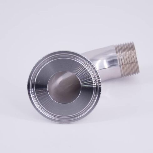 1.5" Tri Clamp x 1-1/4" BSPT Male 90 Degree Elbow SUS 304 Stainless Steel Pipe Fitting in Kuwait
