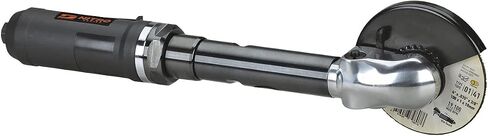 Dynabrade (ECU4) 4" Diameter Extension Right Angle Cut-Off Tool | 3/8"-24 Spindle, 1 hp 14000 RPM Pneumatic Motor | Accepts 4" Diameter Type 41 Reinforced Cut-Off Wheels in Kuwait