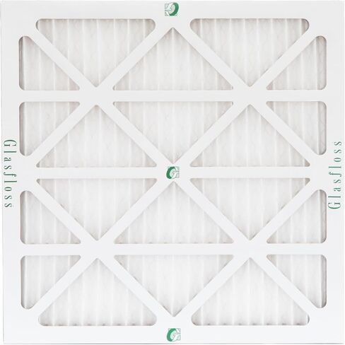Glasfloss 20x20x1 MERV 10 Pleated Air Filters, 12-Pack, AC & Furnace | MERV 10 pleated media captures pollen, dust, and fine particulates; extra surface area holds more debris; made in USA in Kuwait