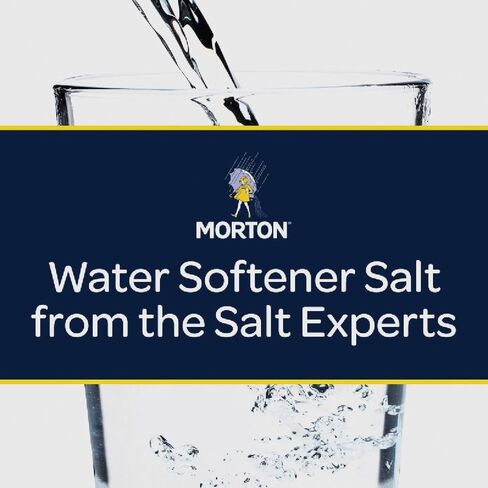 Morton U26624S Pure AND Natural Water Softening Crystals, 40-Pound,White in Kuwait