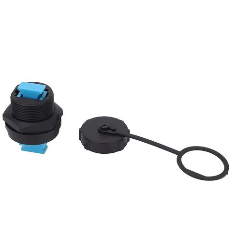 Walfront SC Female to Female Panel Mount Connector SC Single Mode Threaded Fiber Optic Adapter with Dust Cover for FTTH Network Systems in Kuwait