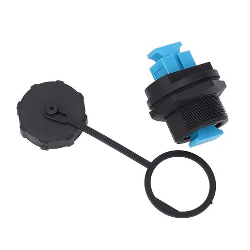 Walfront SC Female to Female Panel Mount Connector SC Single Mode Threaded Fiber Optic Adapter with Dust Cover for FTTH Network Systems in Kuwait