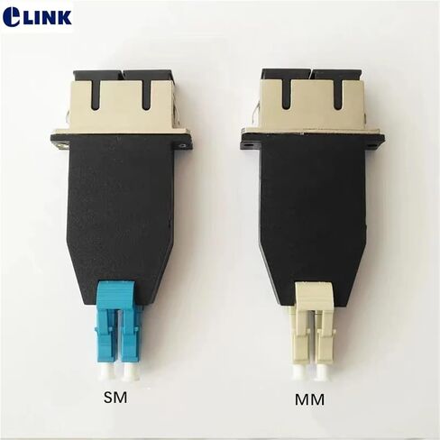 محول ألياف مزدوج LC-SC SM MM SC-LC DX مقرنة ألياف بصرية موصل مزدوج محول FM هجين، (SM 9-125) in Kuwait