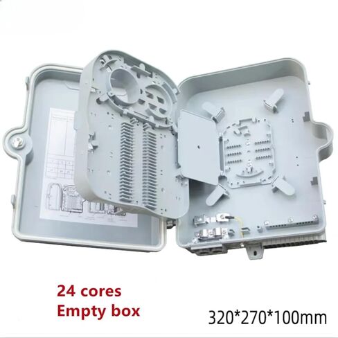 FTTH Distribution Box 12/24/48 core LC SC FC Fully Installed Pigtail Adapter wall-Mounted Indoor and Outdoor Optical Fiber Cable 24C(12 Core SC) in Saudi Arabia
