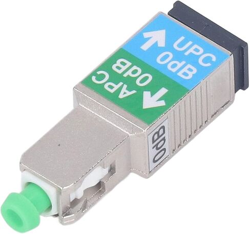 Zunate SC Male to SC UPC Female Fiber Optic Connector Adapter, Hybrid Signal Converter for Communication Networks with Ceramic and Metal Sleeve, 1310-1550nm in Kuwait
