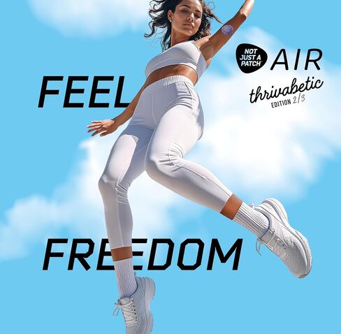 ليس مجرد رقعة Air Freestyle Libre 3 رقع لاصقة - أغطية مستشعر مقاومة للماء والعرق، مصممة بشكل فعال على الرقع، تبقى آمنة لمدة 15 يومًا، 10 عبوات، بلومبيري in Kuwait