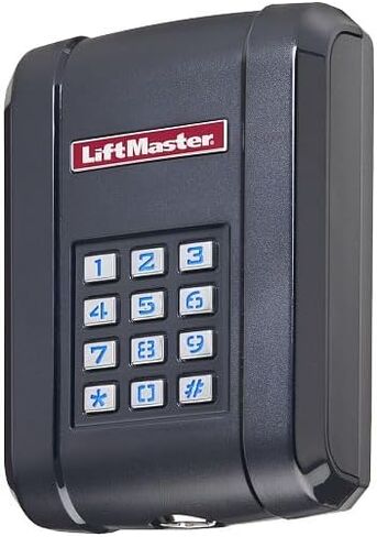 لوحة مفاتيح لاسلكية Liftmaster KPW5، تعمل مع جهاز استقبال 850LM فقط، غطاء بلاستيكي عالي التحمل - للاستخدام في العقارات السكنية أو التجارية in Kuwait