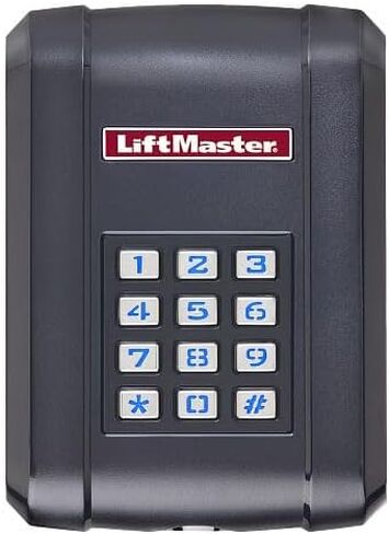لوحة مفاتيح لاسلكية Liftmaster KPW5، تعمل مع جهاز استقبال 850LM فقط، غطاء بلاستيكي عالي التحمل - للاستخدام في العقارات السكنية أو التجارية in Kuwait