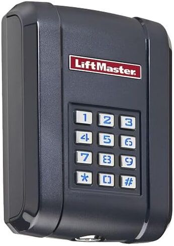 لوحة مفاتيح لاسلكية Liftmaster KPW5، تعمل مع جهاز استقبال 850LM فقط، غطاء بلاستيكي عالي التحمل - للاستخدام في العقارات السكنية أو التجارية in Kuwait