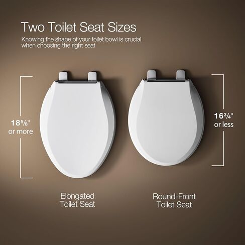 Kohler K-4662 Lustra Q2 Round Closed-Front Toilet Seat with Quick-Release and Qu, Seafoam Green in Kuwait