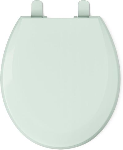 Kohler K-4662 Lustra Q2 Round Closed-Front Toilet Seat with Quick-Release and Qu, Seafoam Green in Kuwait