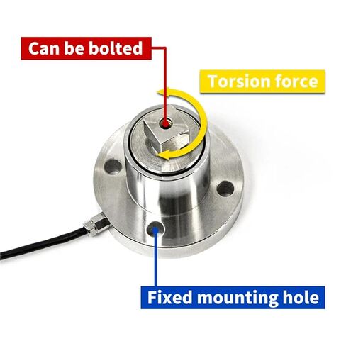 Static Torque Load Cell Sensor Rotation Measurement and Torsion Force High Preision 5N.m 20N. 50N. 100N 1Pcs(200N.m) in Kuwait