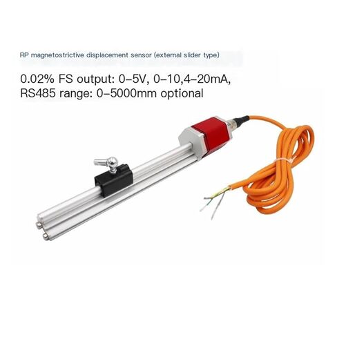 Slider Type Magnetostrictive Displacement Sensor 0-5V/0-10V Cylinder External Displacement Sensor(0-10V,500mm Range) in Kuwait