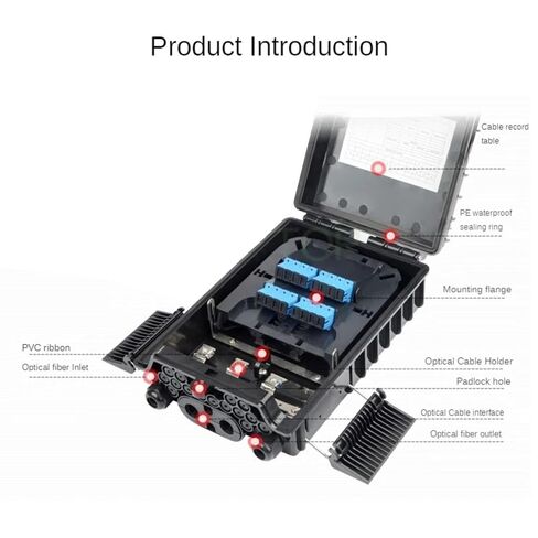 Outdoor Waterproof Optical Fiber Distribution Box Indoor Splitter Output Junction 16 core 1x16(SC) in Saudi Arabia
