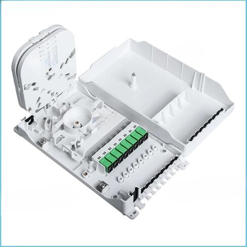 Optical Fiber Terminal Box FTTH Distribution 8 Core wall-Mounted Indoor and Outdoor Optical(No Adapter) in Saudi Arabia