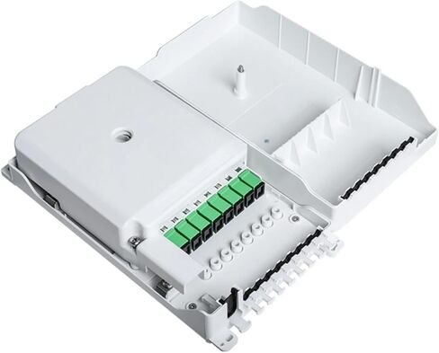 Optical Fiber Terminal Box FTTH Distribution 8 Core wall-Mounted Indoor and Outdoor Optical(No Adapter) in Saudi Arabia
