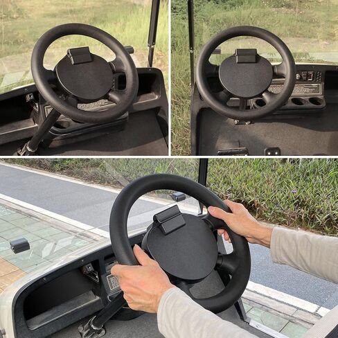 10L0L Golf Cart 13 inch Steering Wheel for EZGO TXT, RXV, Medalist, Shuttle, Workhorse, Cushman, Replaces OEM# 71948-G01 602979 in Kuwait