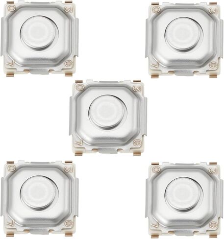 ECSiNG 5 Pack Tactile Micro Switch 4.9x4.9x1.5 mm for Car Remote Control Key Compatible with VW Passat B6 Key Fob PCB in Kuwait