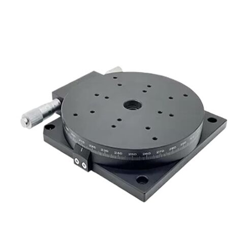 R-axis Rotary Slide Table with Manual Adjustment of Platform Angle and Displacement Featuring an Indexing Plate LSD-SP-12010R (Load Capacity 20 Kg) in Kuwait