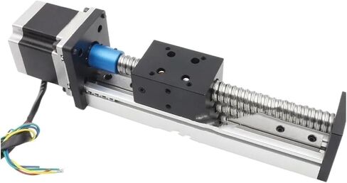 1605 CNC منصة دليل خطية منزلق حركة السكك الحديدية طاولة منزلقة 100 200 300 400 500 مم منضدية كروية محرك خطي، CBX1605-100 مم in Kuwait
