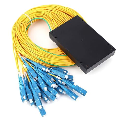 1x32 الألياف الفاصل SCUPC واجهة 1310-1550nm الطول الموجي لشبكة الألياف الضوئية للشركات in Kuwait