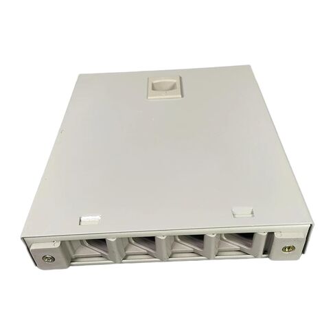 4 Port Optical Fiber Termination Box with SC LC Port Distribution Frame Flange and Pigtail Optional(White Empty Box) in Saudi Arabia
