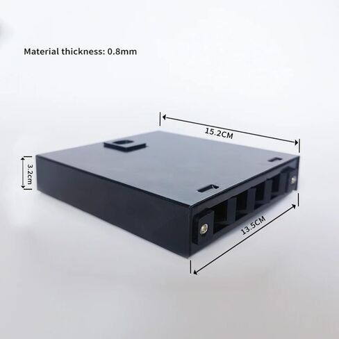 4 Port Optical Fiber Termination Box with SC LC Port Distribution Frame Flange and Pigtail Optional(White Empty Box) in Saudi Arabia