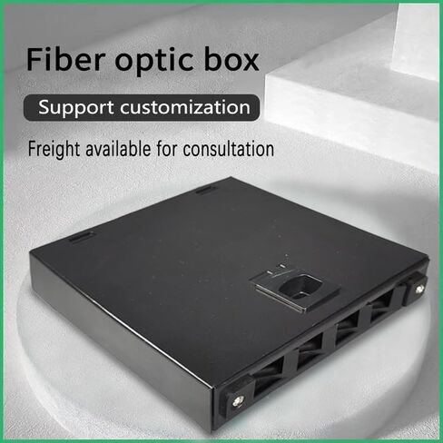 4 Port Optical Fiber Termination Box with SC LC Port Distribution Frame Flange and Pigtail Optional(White Empty Box) in Saudi Arabia