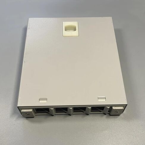 4 Port Optical Fiber Termination Box with SC LC Port Distribution Frame Flange and Pigtail Optional(White Empty Box) in Saudi Arabia