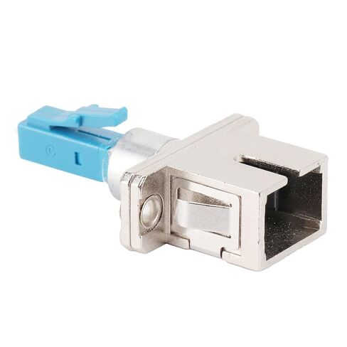 LC Male to SC Female Fiber Adapter Connector, Optical Coupler for Single Mode Fiber, Hybrid Optic Adapter with Ceramic Ferrule, Industrial Grade for Telecom and Data in Kuwait