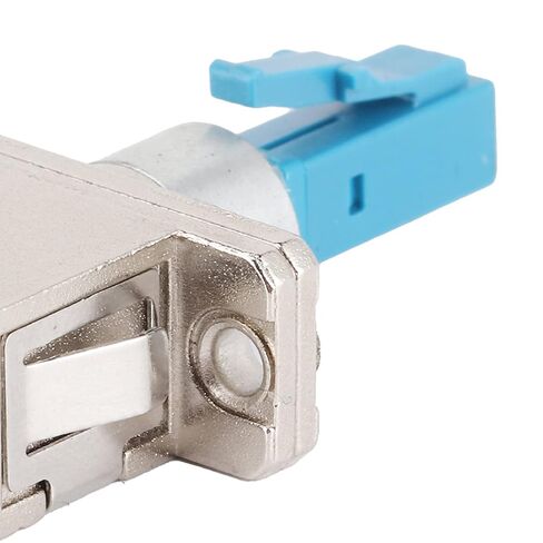 LC Male to SC Female Fiber Adapter Connector, Optical Coupler for Single Mode Fiber, Hybrid Optic Adapter with Ceramic Ferrule, Industrial Grade for Telecom and Data in Kuwait