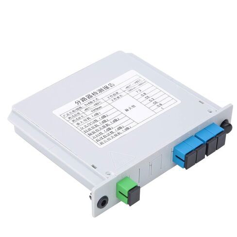 جهاز تقسيم الألياف الضوئية 1x4 لنظام الاتصالات البصرية CATV وFTTP 130x100x30mm in Kuwait