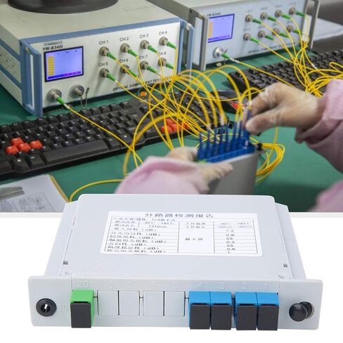 جهاز تقسيم الألياف الضوئية 1x4 لنظام الاتصالات البصرية CATV وFTTP 130x100x30mm in Kuwait