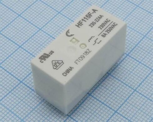 HF115F-A 230-2Z4A (115F-2C-230VAC-8A) تتابع 8 دبابيس 1 قطعة in Kuwait