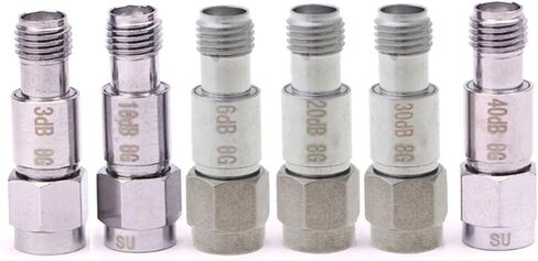 RF Coaxial Attenuator SMA Male to Female DC-6GHz 8GHz 2W 50ohm Fixed Attenuator(10DB) in Kuwait