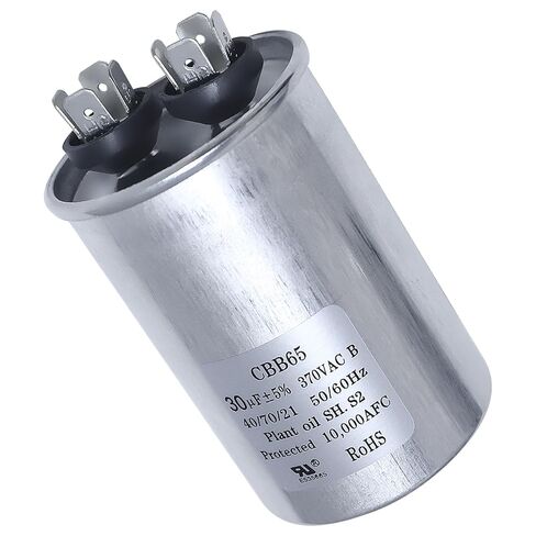 628318-308 مكثف محرك مضخة حمام السباحة يناسب Magnetek 30μF ± 5% 370VAC 628318-308 مكثف بدء دائري مزدوج التشغيل لتشغيل محرك التيار المتردد أو تشغيل المروحة أو المكثف بشكل مستقيم in Kuwait